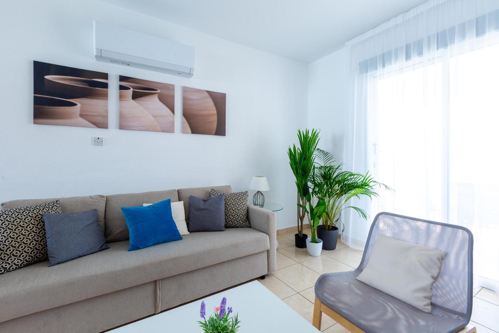 Beautiful 2 Bed Apartment In Paphos Cyprus מראה חיצוני תמונה